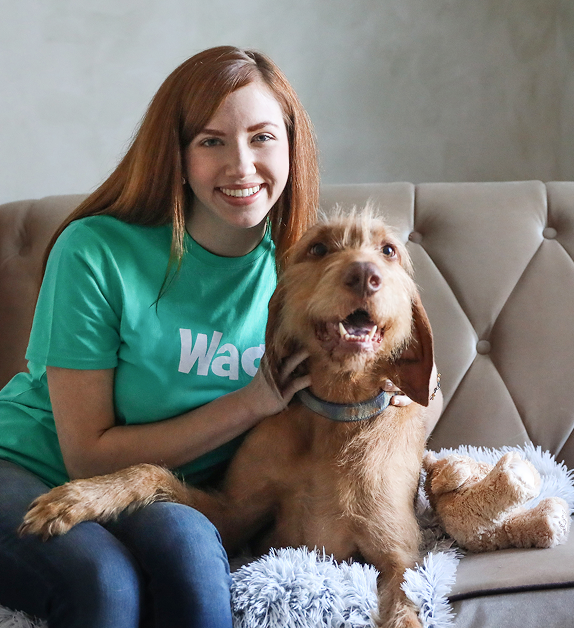 Wag! Guarantee - Pet caregiver with dog